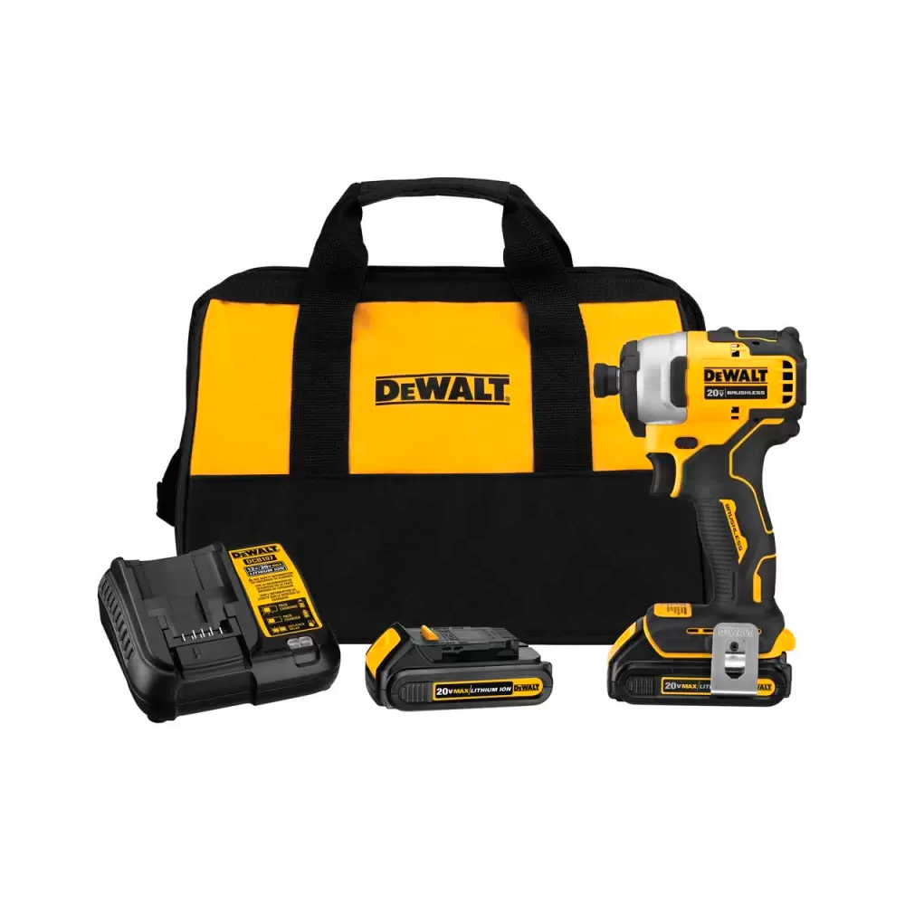 Atornillador de Impacto Atomic 1/4" Dewalt DCF809D2-B2 20V XR MAX 2Bat x 2Ah Brushless