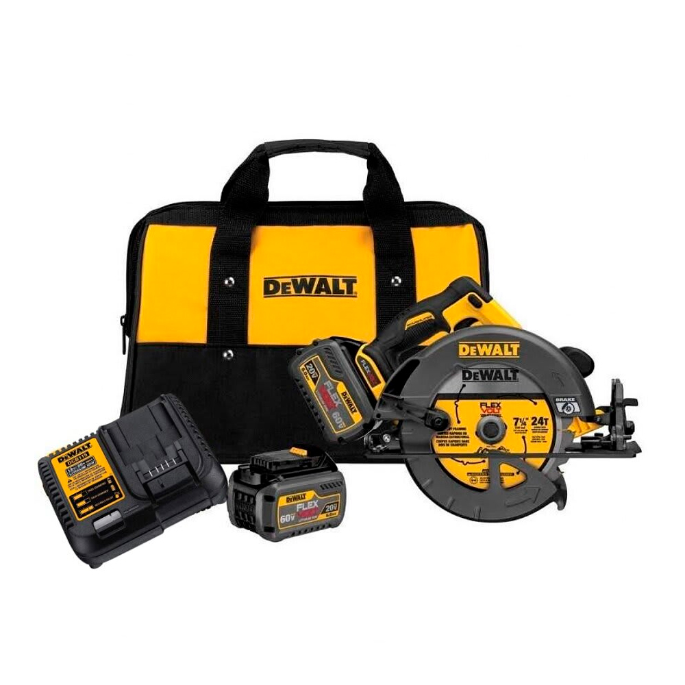 Sierra Circular 7-1/4" Dewalt DCS578T2-B2 60V FlexVolt XR 2Bat x 6Ah Brushless