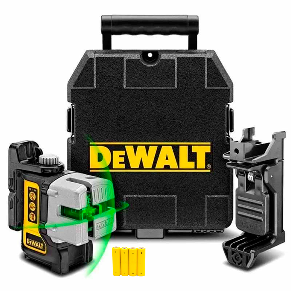 Nivel Laser Verde Dewalt DW089CG 3 Lineas 20m