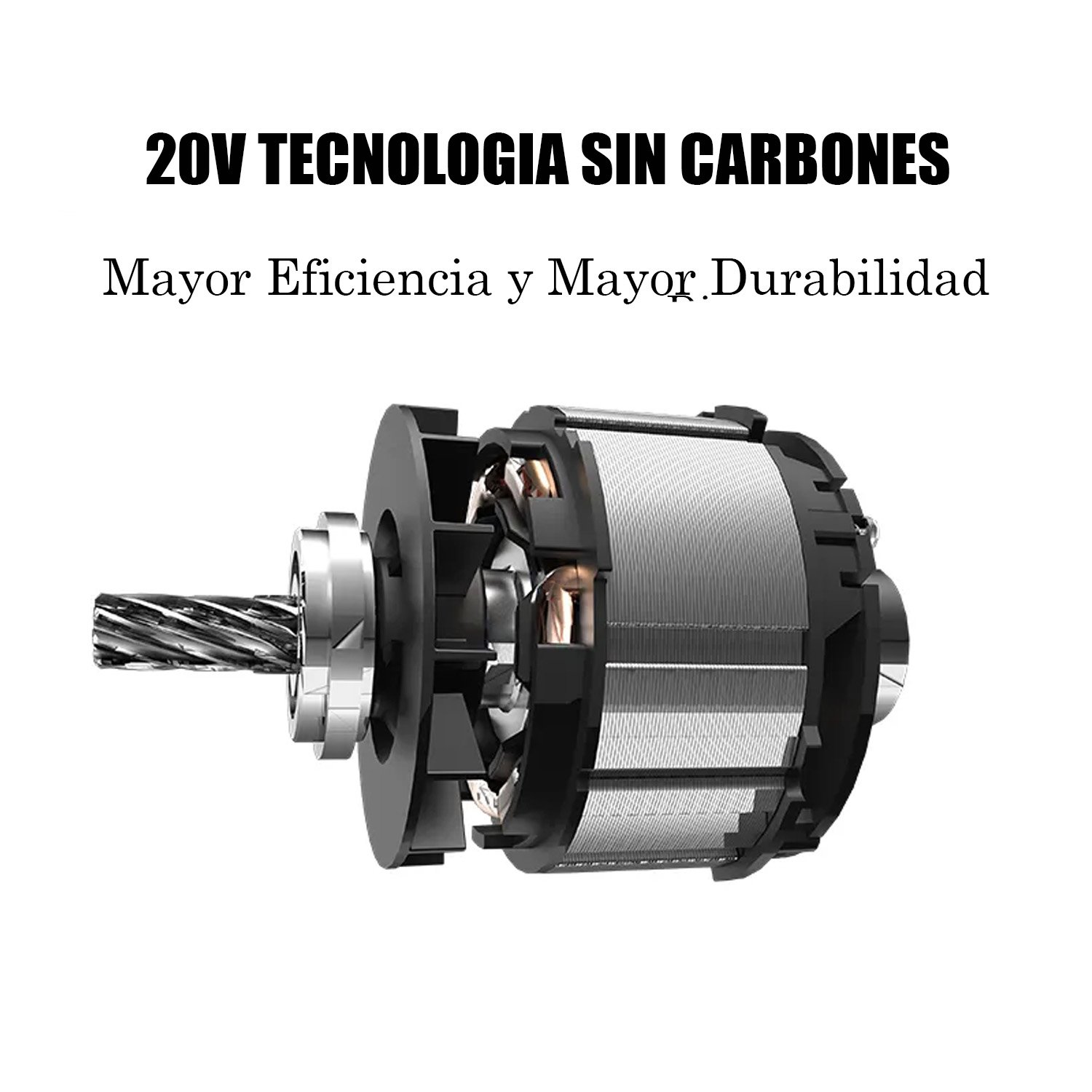 Sopladora Aspiradora Dongcheng DCQF32 20V 2Bat x 4Ah 3 Velocidades Brushless