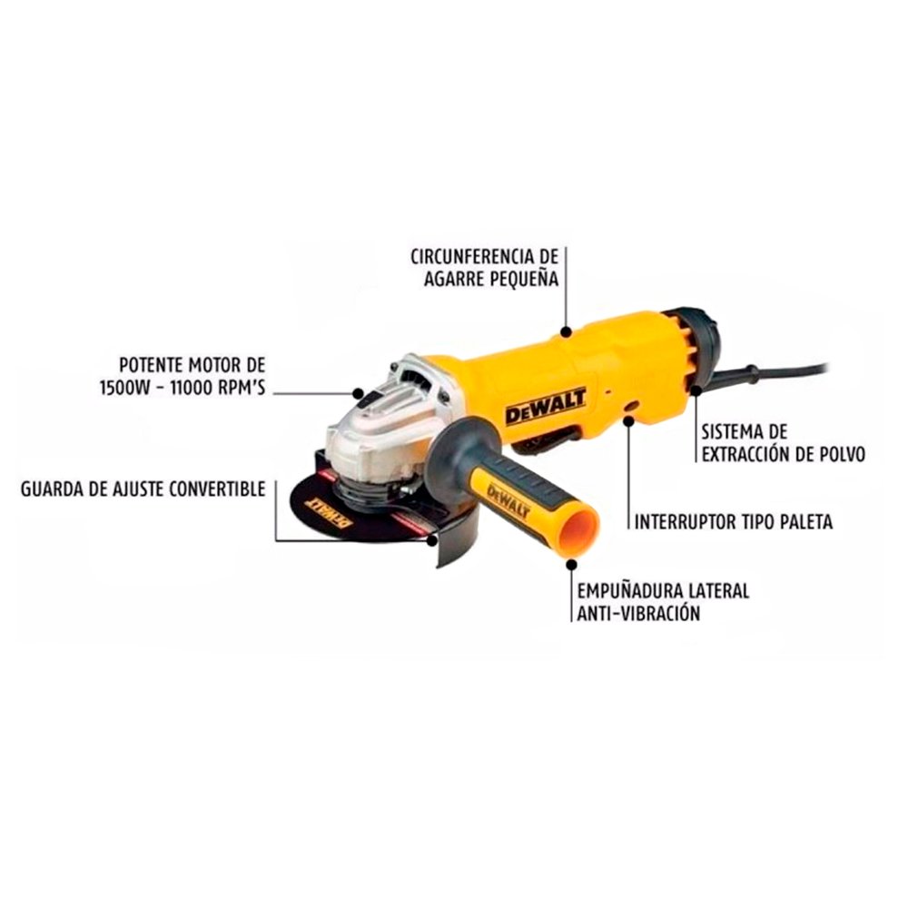 Amoladora Dewalt DWE4314-B2 1500W