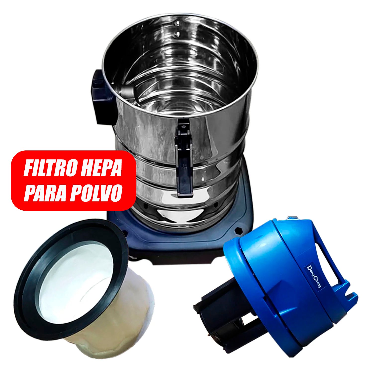 DVC30 Aspiradora Industrial de Polvo y Agua DongCheng 30 Litros 1200W