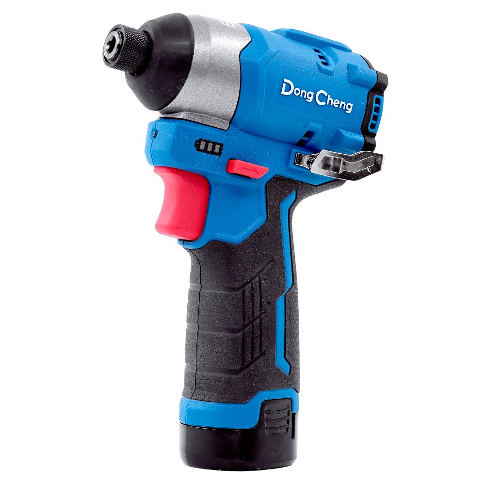 Atornillador de Impacto 1/4" Dongcheng DCPL04-8EK 12V 140Nm 2Bat x 2Ah Brushless