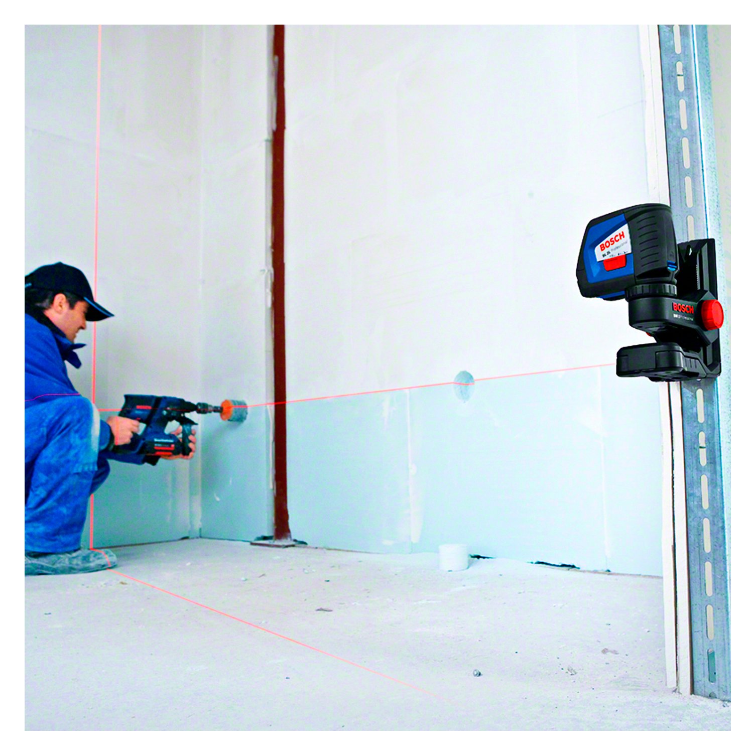 Soporte Universal Bosch BM1 Niveles Láser Magnético