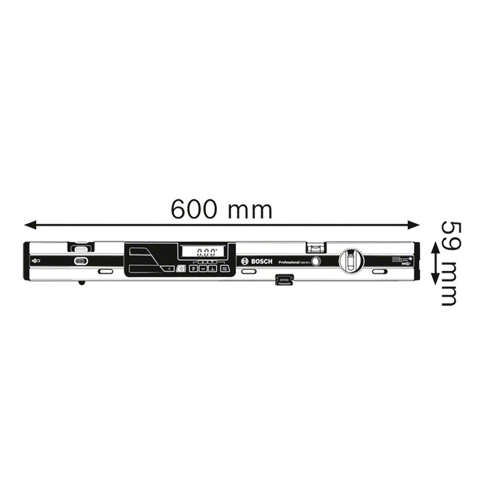 Inclinometro Digital Bosch GIM 60 L 30 metros - Imagen 4
