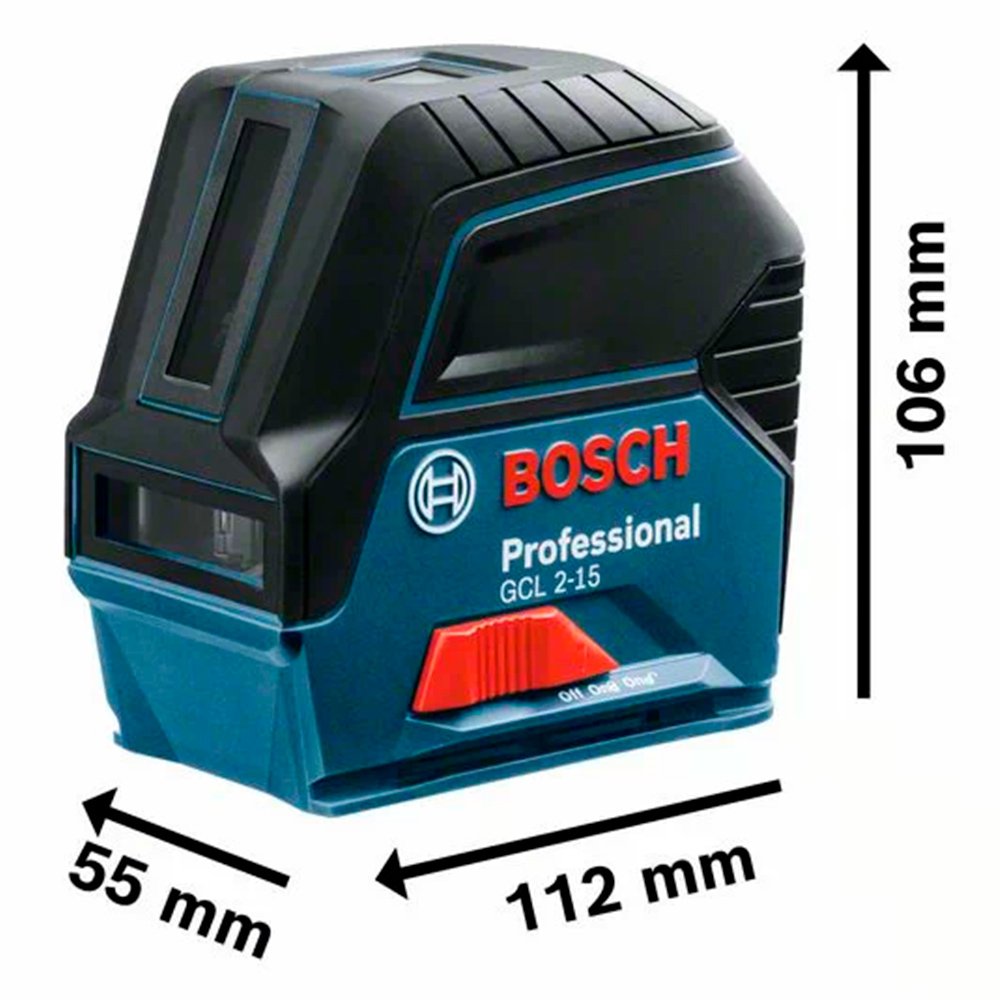 Nivel Laser Combinado Rojo Bosch GCL 2-15 15 metros - Imagen 4