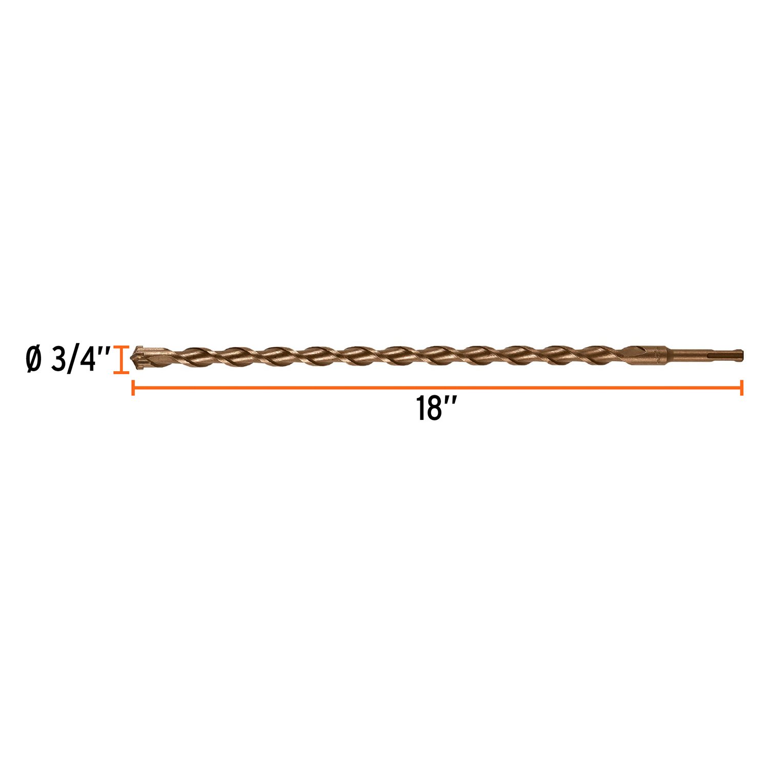 Broca Concreto SDS-Plus Truper 11267 3/4" x 18"
