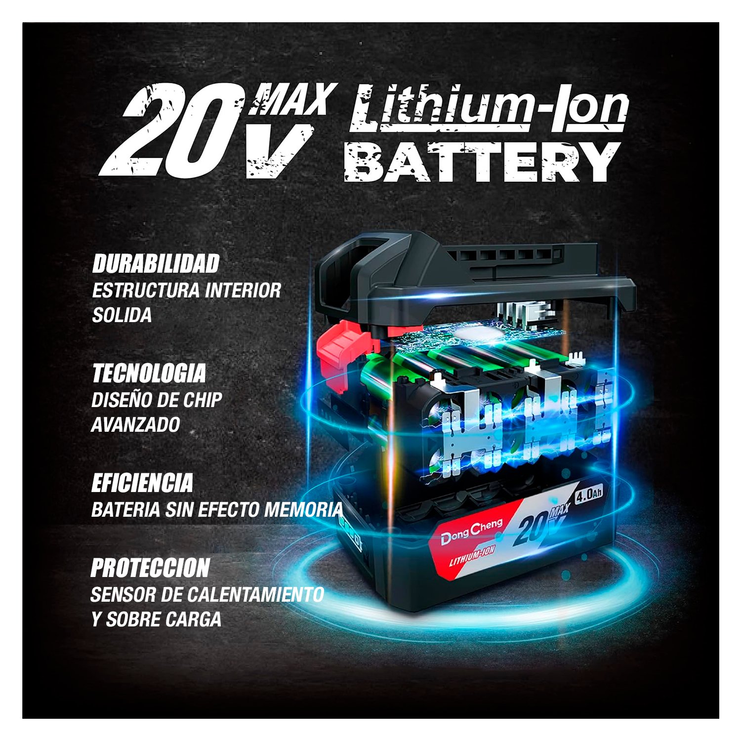 Bateria Dongcheng FFBL2040 20V Max 4Ah