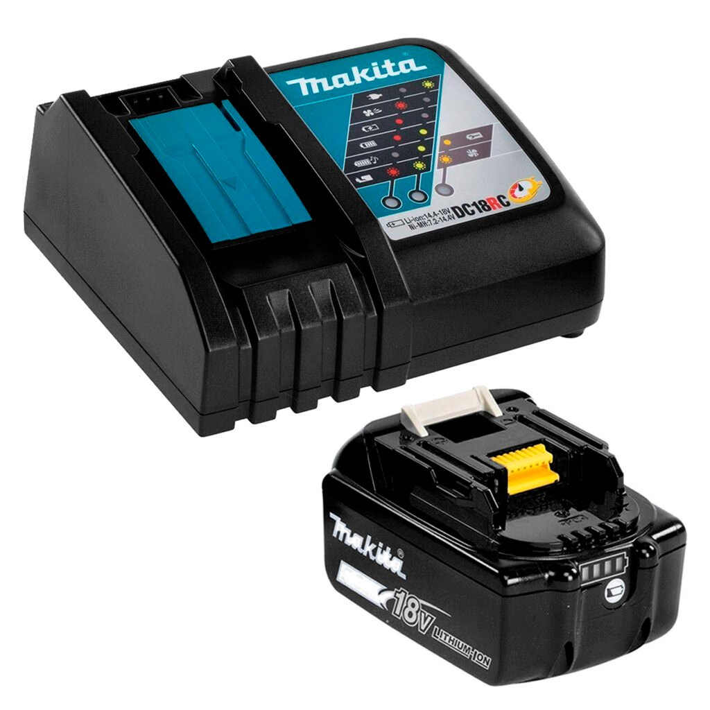 Kit Set Makita 18V Bateria 3Ah BL1830B + Cargador Rápido DC18RC