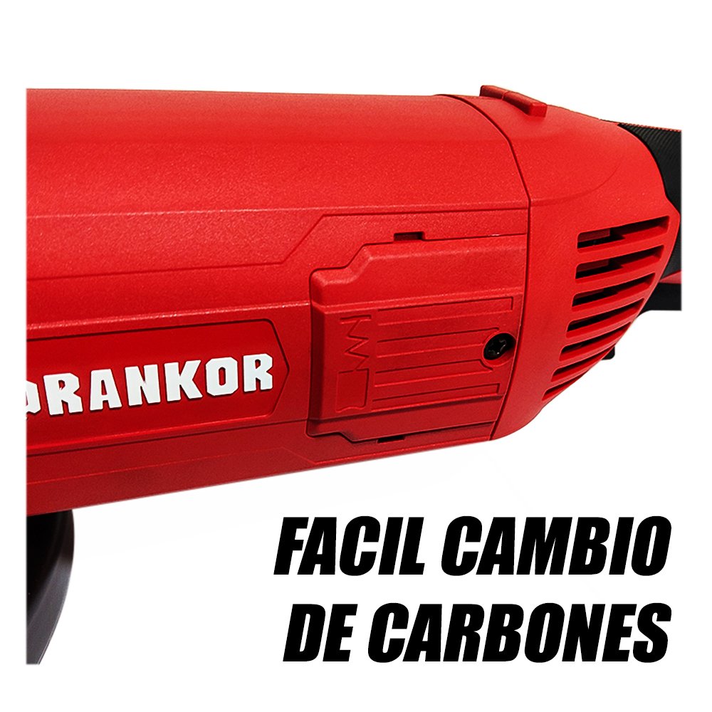 Amoladora Esmeril Angular Industrial 9" Rankor RAG240001 2400W 6500rpm