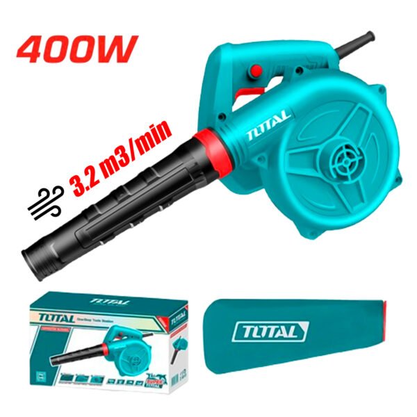 Sopladora Aspiradora Industrial Total TB4036 400W 3.2m3
