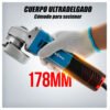 Amoladora Esmeril Angular 4.5" Dongcheng DSM09-115S 800W 11800rpm