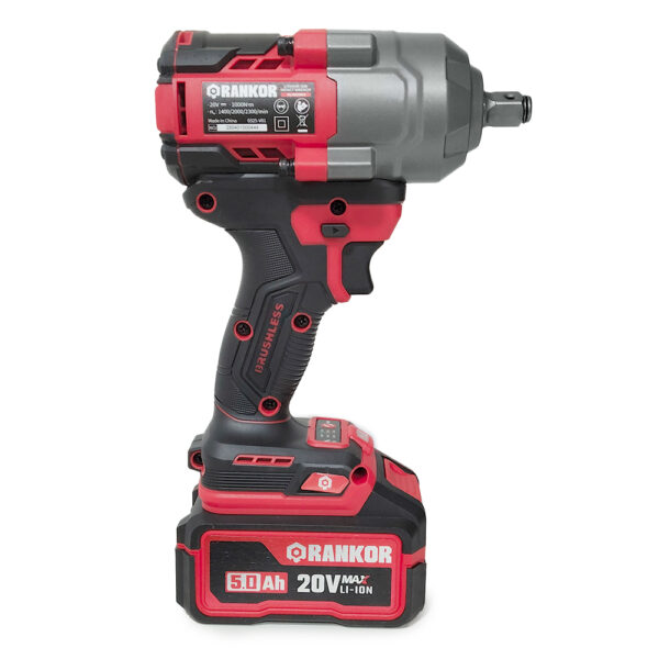 Llave de Impacto 1/2″ Rankor RLIW20003 20V 1000Nm 2Bat x 5Ah Brushless