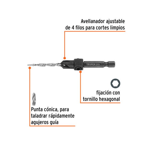 Broca Avellanadora 3.5mm Truper 102375