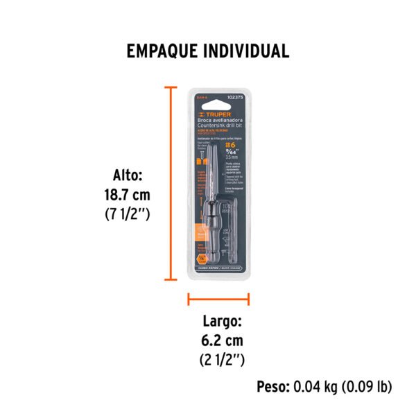 Broca Avellanadora 3.5mm Truper 102375