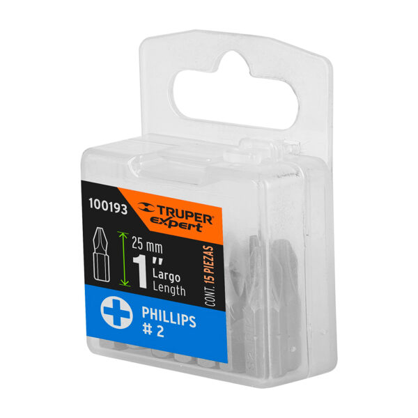 Puntas Phillips Truper 100193