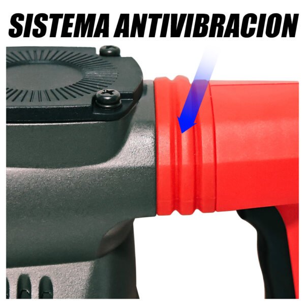 Martillo Perforador SDS-Max Rankor RH160001 sistema antivibracion