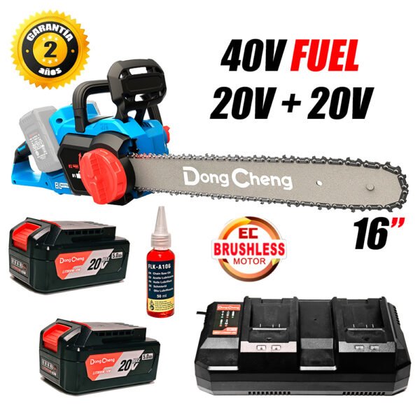 Electrosierra Motosierra Inalambrica Dongcheng DCCS40161H2S