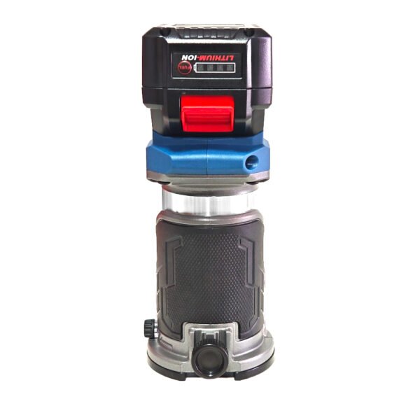 Ruteadora Fresadora Mano Inalambrica Dongcheng DCMP6BM LADO IZQUIERDO