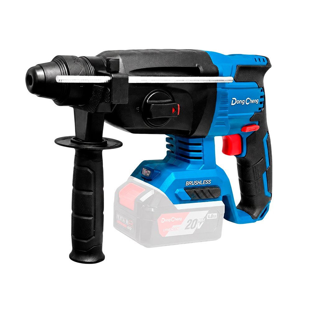 Combo Dongcheng DCKIT12.02BK Rotomartillo SDS-Plus 2.7J + Amoladora 4.5 " + 2 Bat 4ah + 1 Cargador - Imagen 3