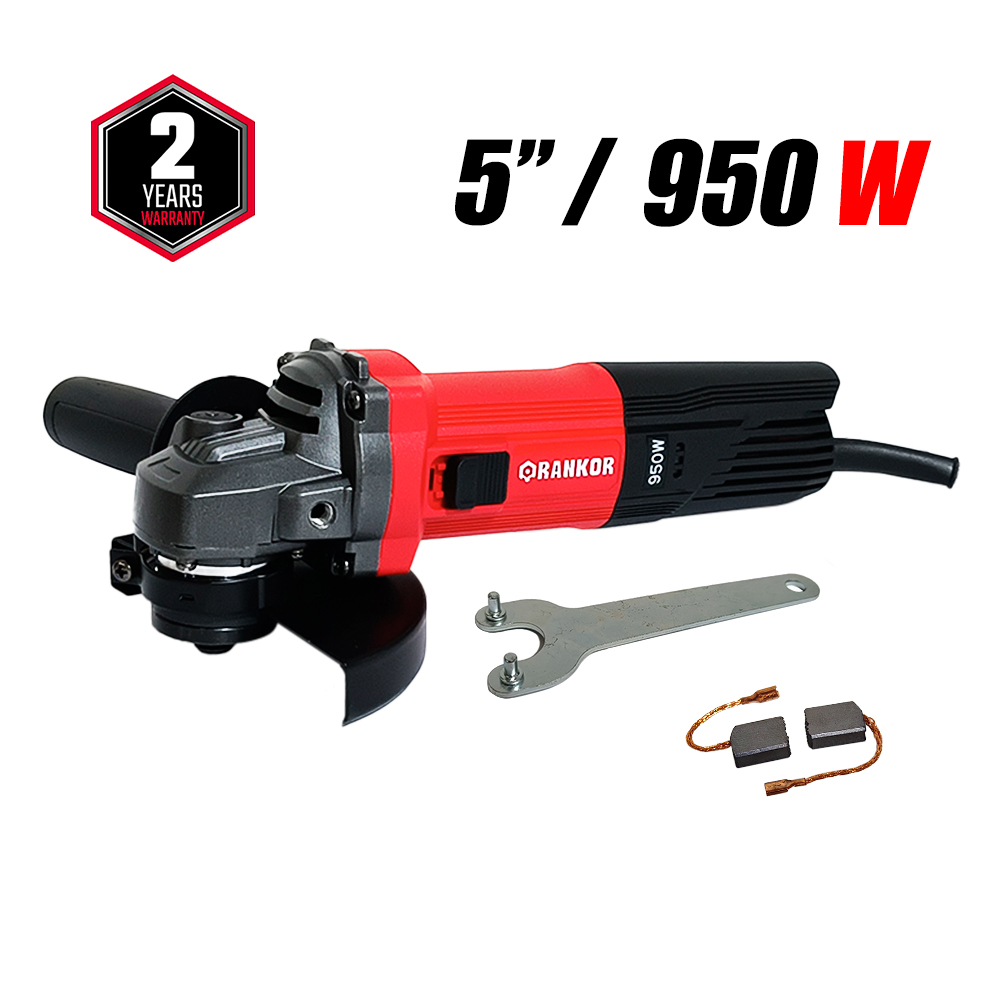 Amoladora Esmeril Angular Industrial 5" Rankor RAG950501 950W 11000rpm