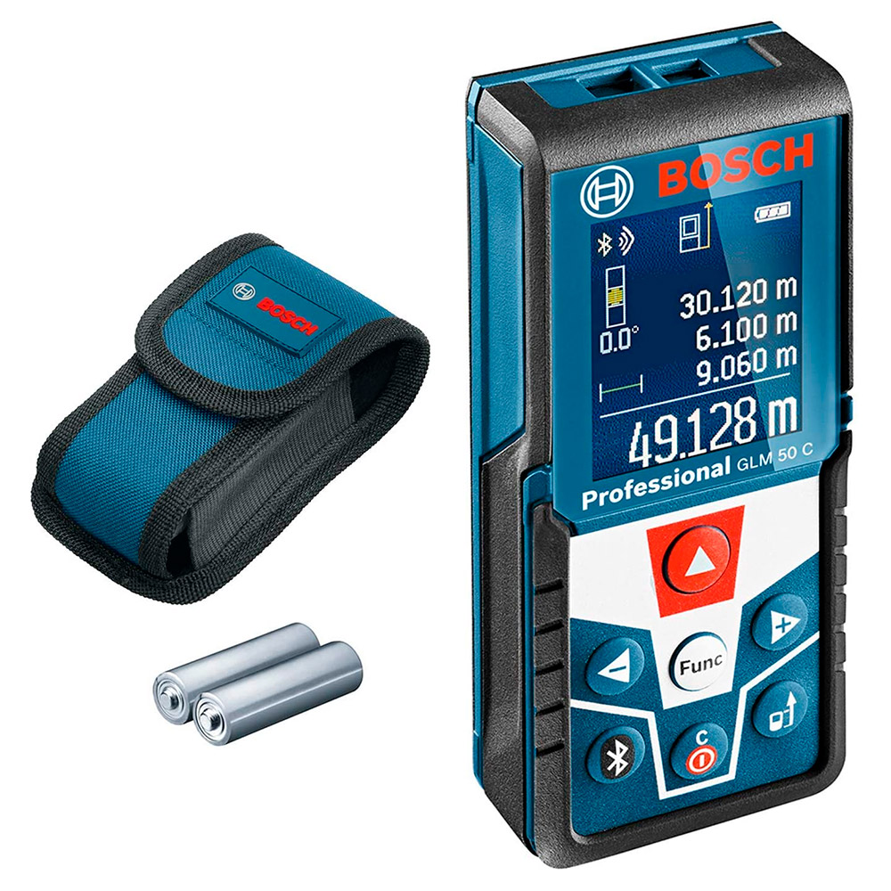 Medidor Laser Distancia Bosch GLM 50 C Telemetro 50 metros Bluetooth
