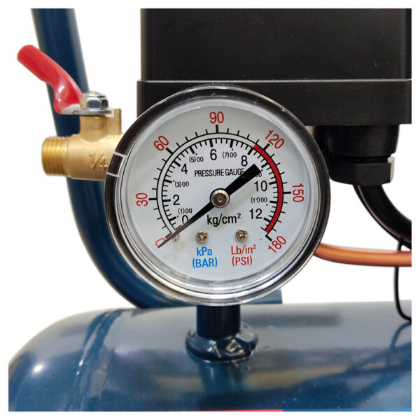 Compresora Dongcheng DQE1200/30L manometro