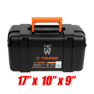 Caja de Herramientas Industrial Truper 19656 Broches Metalicos 17" x 10" x 9"