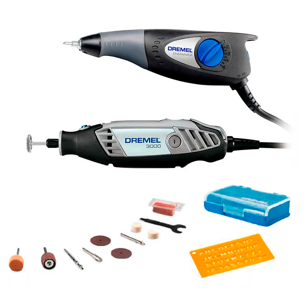 Combo Dremel Minitorno Multiproposito 3000 + Grabador 290