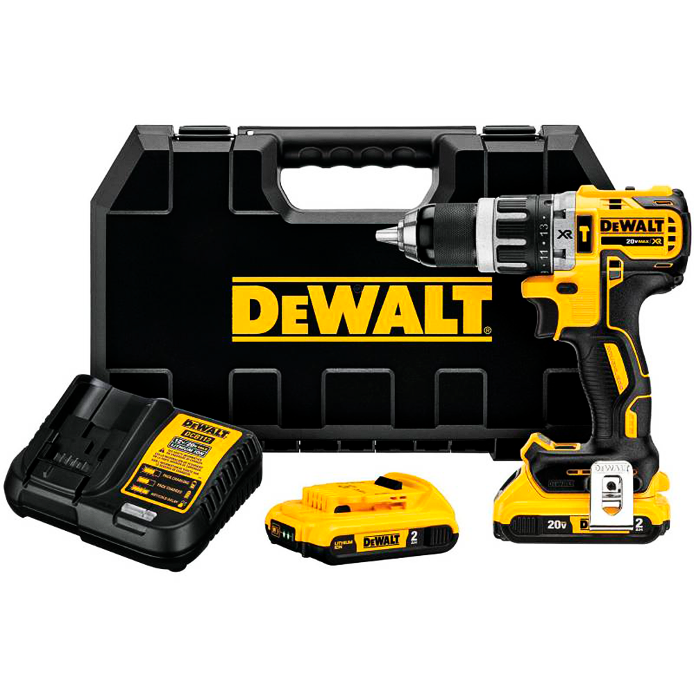 Taladro Atornillador Percutor 1/2" Dewalt DCD796D2-B2 20V XR MAX 70Nm 2Bat x 2Ah Brushless