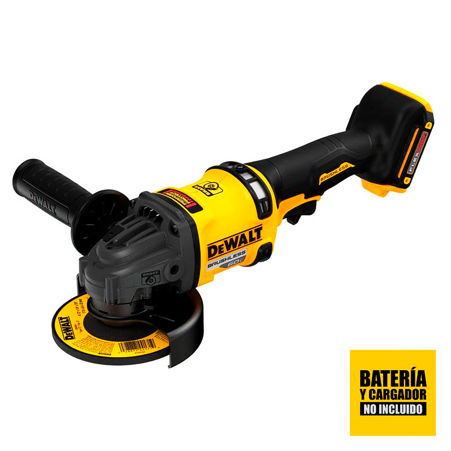 Amoladora Esmeril Angular 5" Dewalt DCG418B 60V XR FlexVolt Brushless Sin Baterias