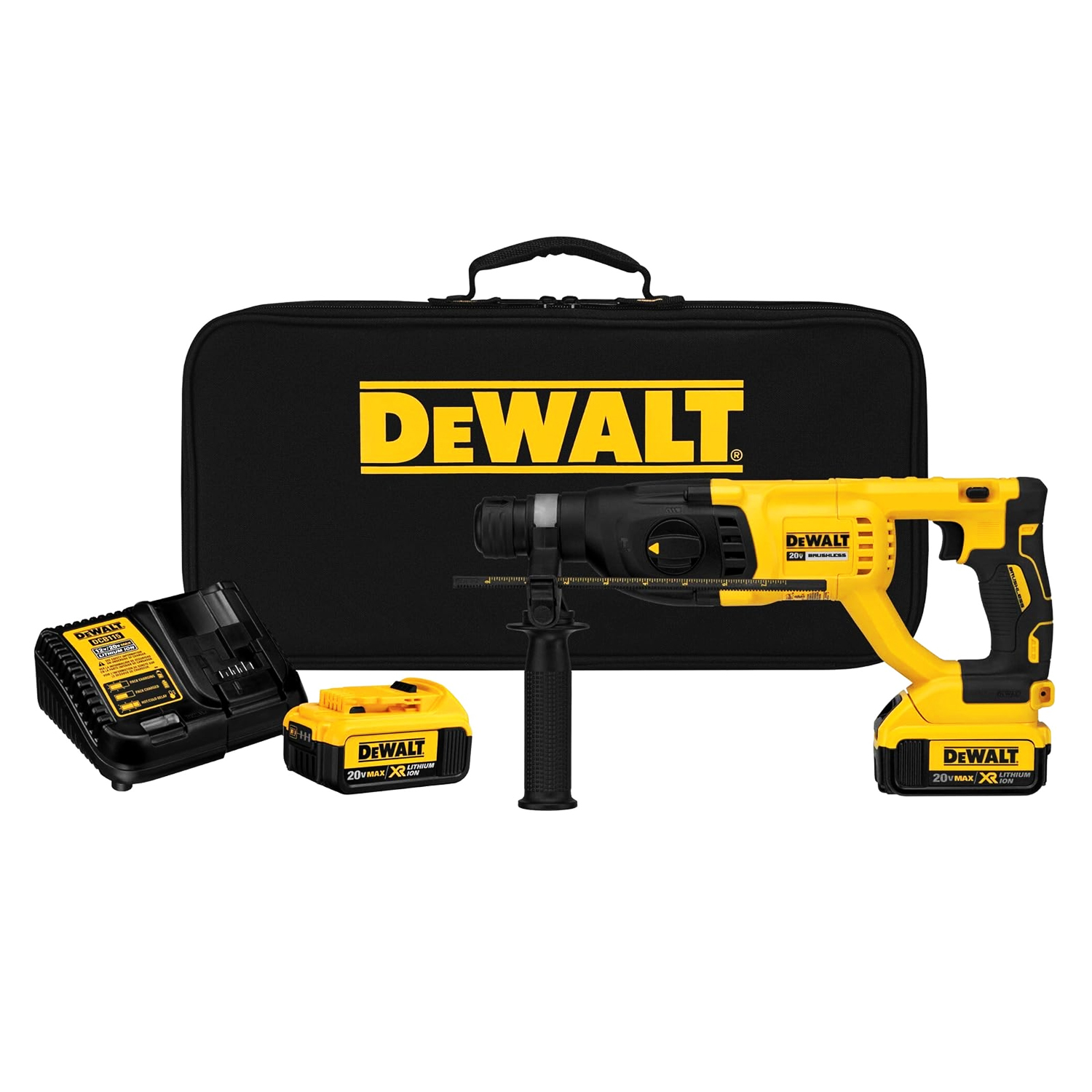 Rotomartillo SDS-Plus Dewalt DCH133M2-B2 20V XR MAX 2.6J Brushless 2Bat x 4Ah