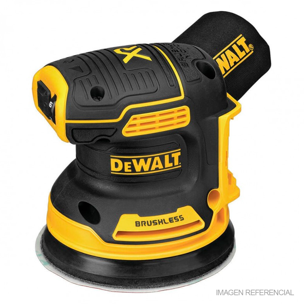 Lijadora Rotoorbital Excentrica 5" Dewalt DCW210B 20V XR MAX Brushless Sin Baterias