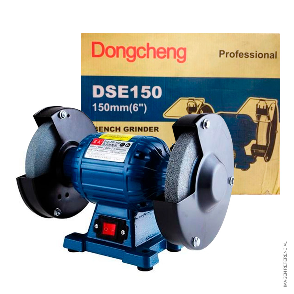 Esmeril de Banco 6" Dongcheng DSE150 250W 1/3HP 2840rpm