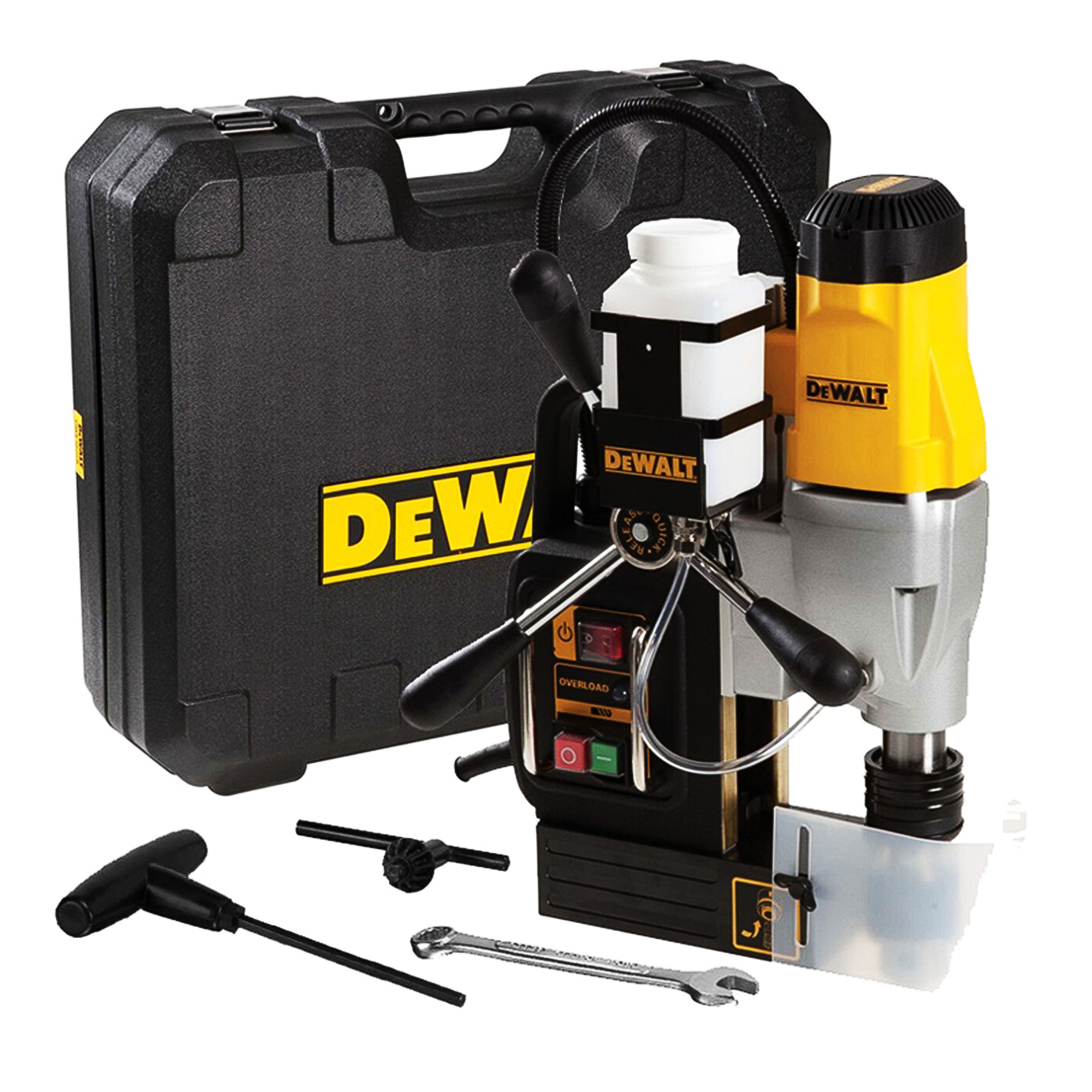 Taladro Magnetico Dewalt DWE1622K-B2 1200W Weldon 19mm + Mandril 5/8"