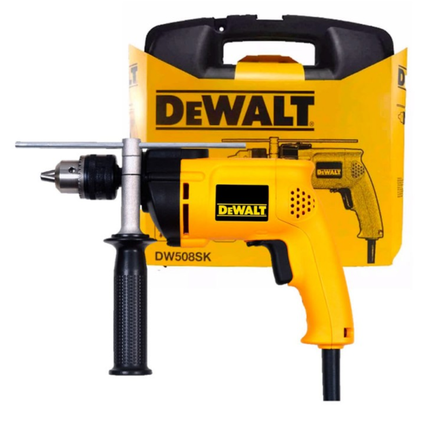 Taladro Percutor 1/2" Dewalt DW508SK-B2C 800W VVR
