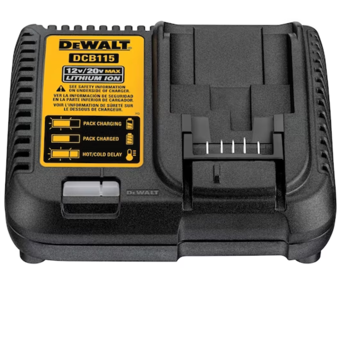 Cargador de Baterias Rapido Dewalt DCB115-B2 12V/20V MAX 4Ah