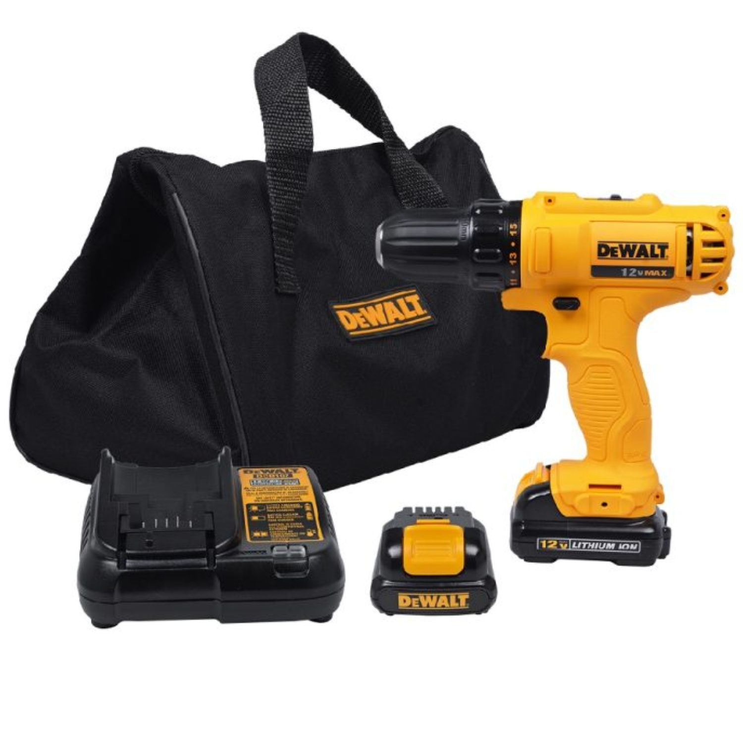 Taladro Atornillador 3/8" Dewalt DCD700C2-B2 12V MAX 24Nm 2Bat x 1.3Ah