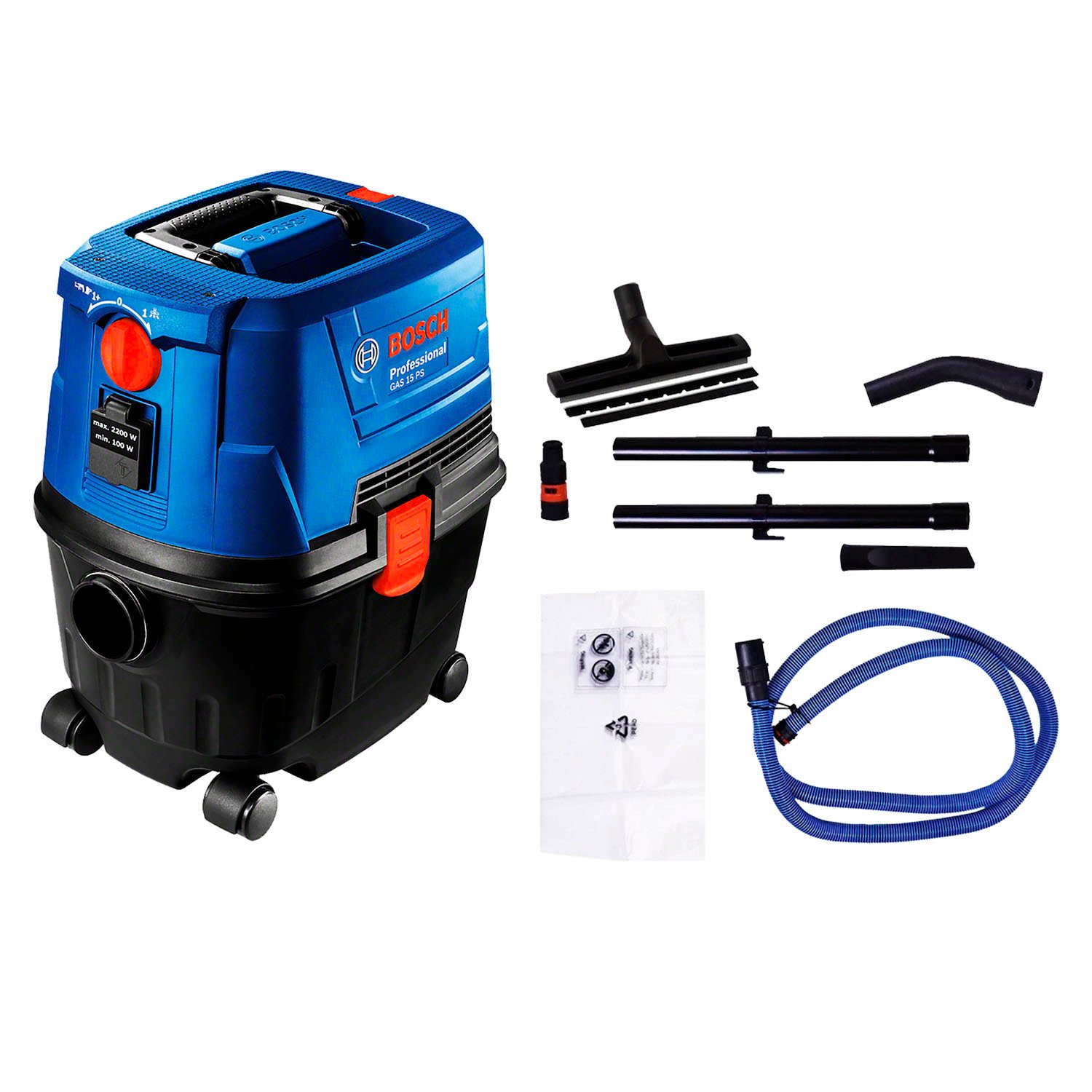 Aspiradora De Polvo Universal Bosch GAS 15 PS 1100W 15 Litros