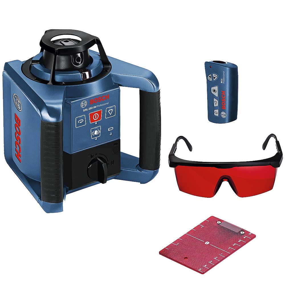 Nivel Laser Rotativo Bosch GRL 250 HV 250 metros