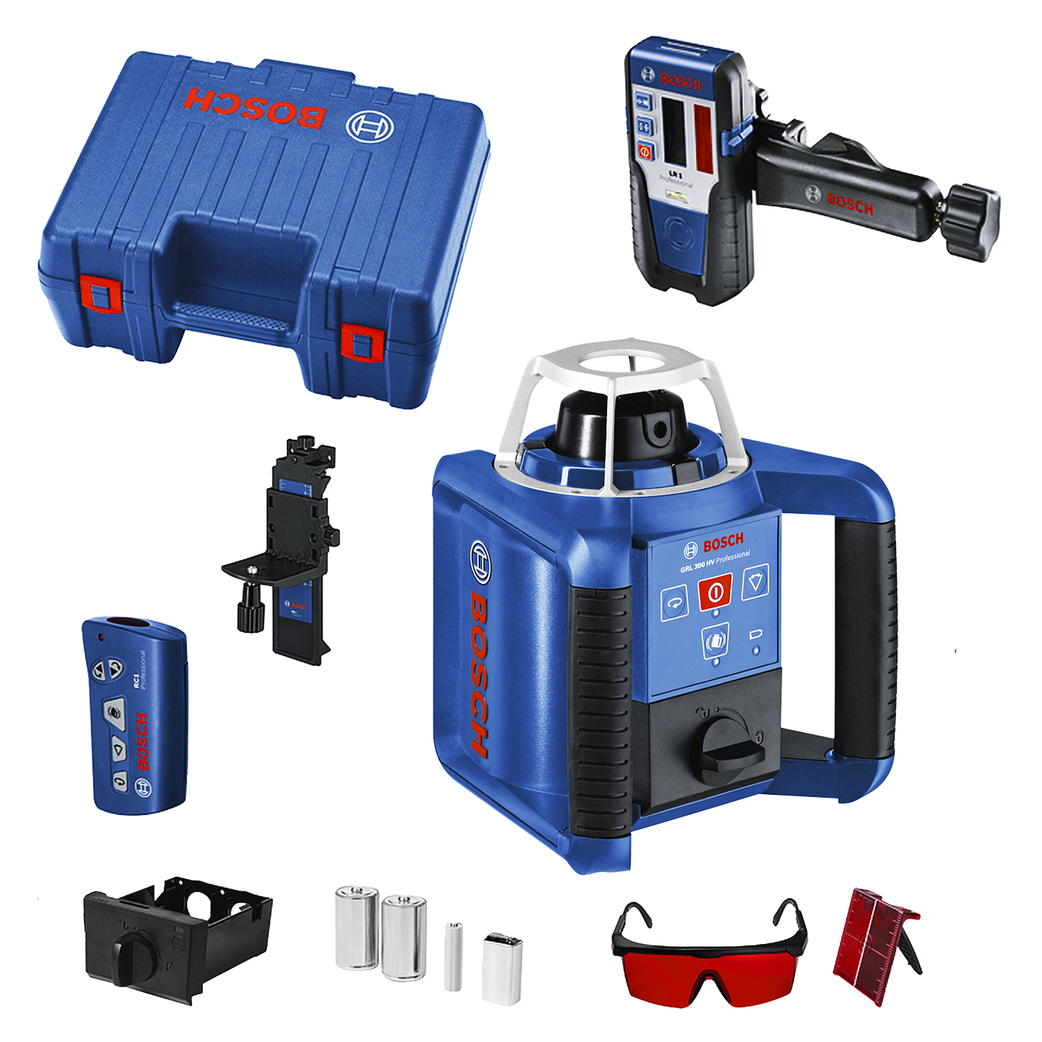 Nivel Laser Rotativo Bosch GRL 300 HV 300 metros