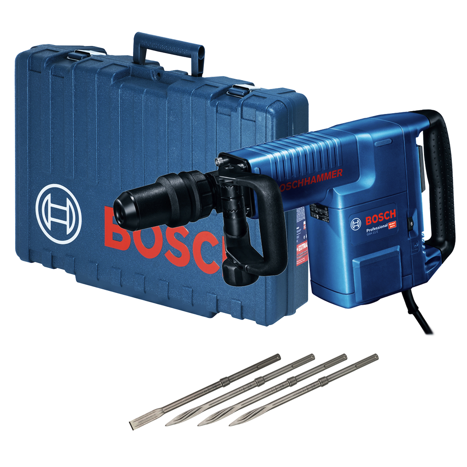 Martillo Demoledor SDS-Max Bosch GSH 11 E 17J 1500W 10.1kg