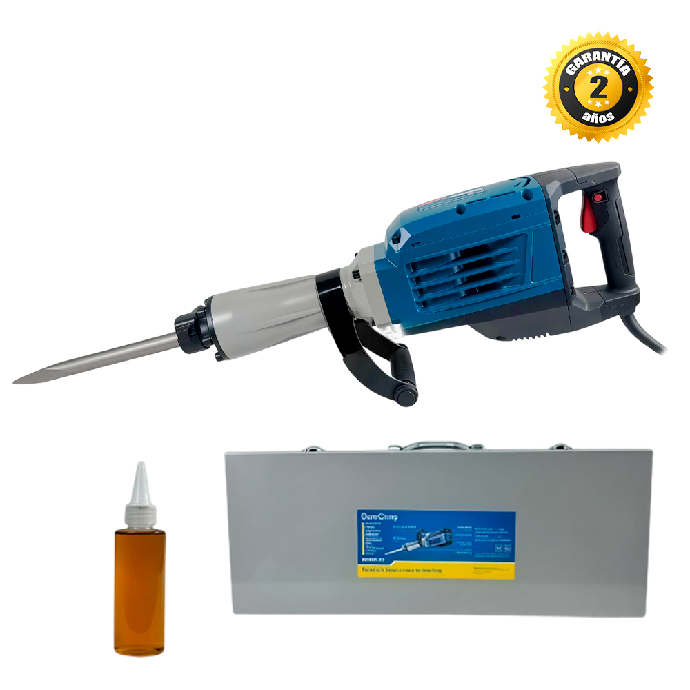 Martillo Demoledor Hexagonal 30mm Dongcheng DZG06-15 1600W 48J 15kg