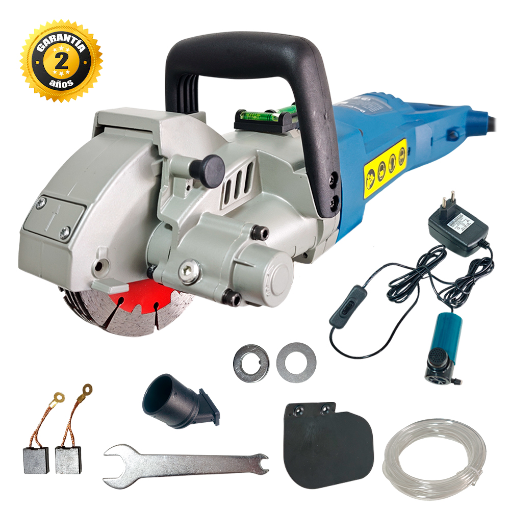 Ranuradora Pared Concreto 5″ Dongcheng DZR125 3000W Corte 39 x 28 mm