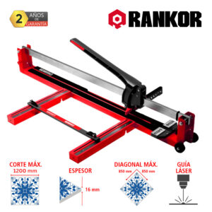 Cortadora de Cerámicas Mayólica Porcelanato Industrial Rankor RTC120001 Máx 1200mm