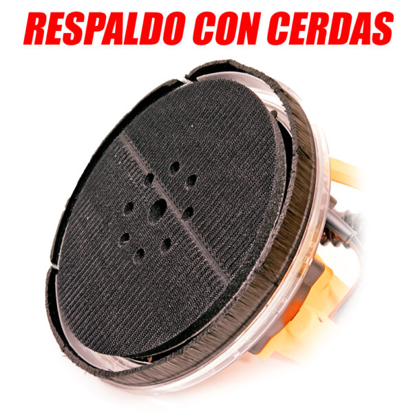 Lijadora Drywall Ingco DWS10501 respaldo con cerdas