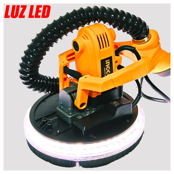 Lijadora Drywall Ingco DWS10501 luz led