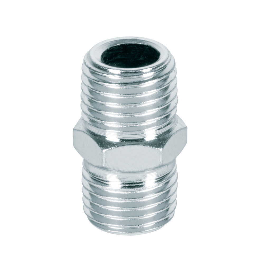 Niple de Acero Macho-Macho 1/4" NPT Pretul 27025