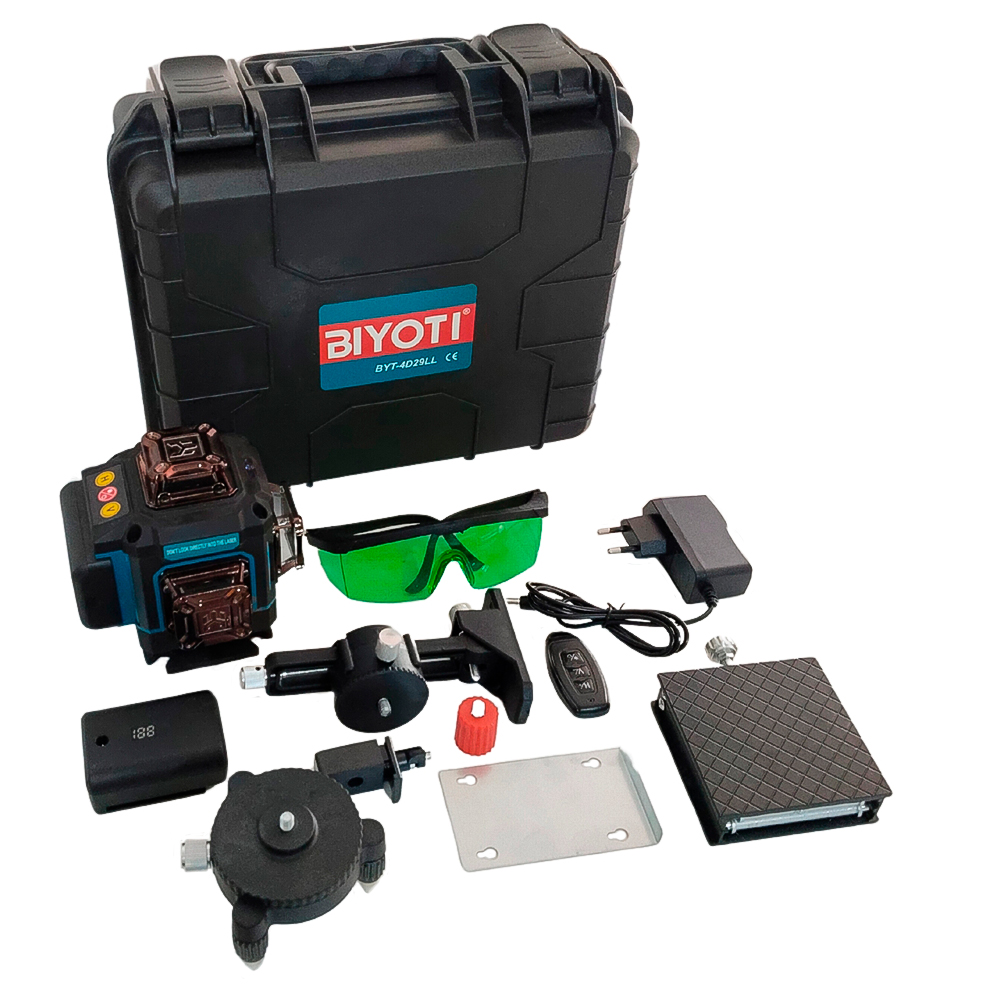 Nivel Laser Verde Biyoti BYT-4D29LL 16 Lineas