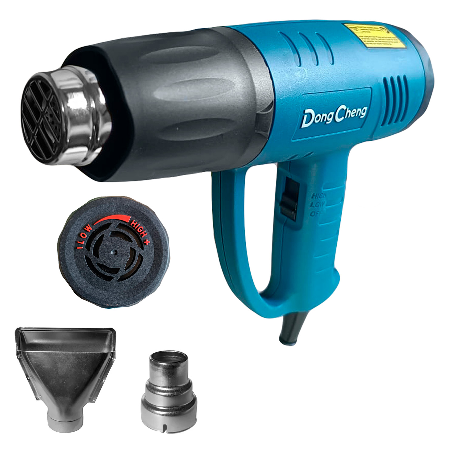 Pistola de Calor Aire Caliente Dongcheng DQB2000 2000W 50-600°C Dobla Tubos